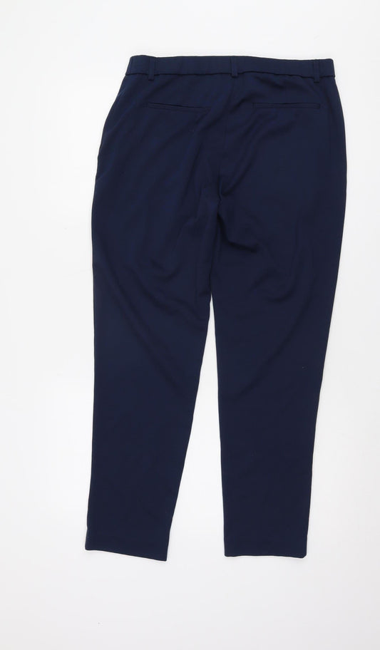 Womens UK Size 16 Damart Regular Fit Chino Blue Trousers