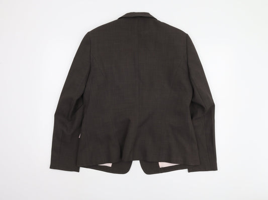 Dorothy Perkins Women's Brown Suit Jacket, Size 16
