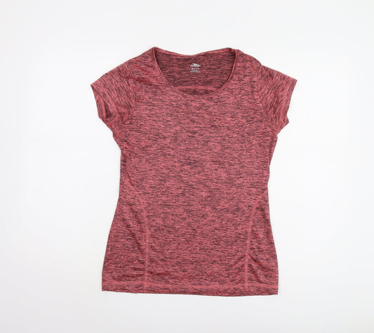 Womens UK Size S Crane Red Gym & Training Running & Jogging Yoga T-Shirt