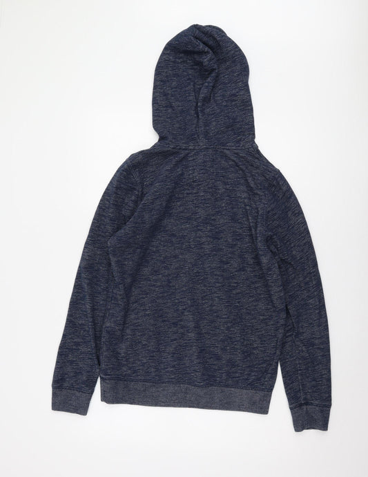 Mens UK Size S Hollister Blue Pullover Hoodie