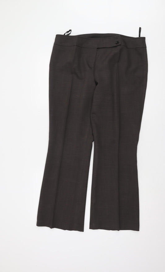 Womens UK Size 16 Dorothy Perkins Regular Fit Business Black Trousers