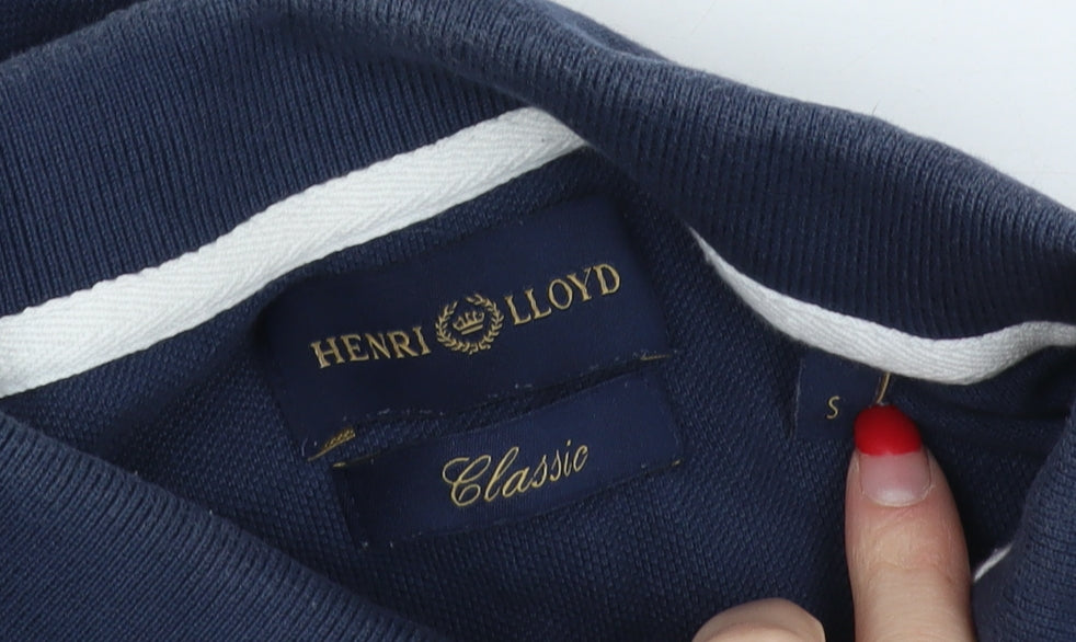 Henri Lloyd Men's Blue Polo Shirt S Classic Fit