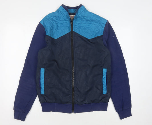 Additional front view of Zuelements Men's Blue Basic Jacket, 2XL, Full Zip