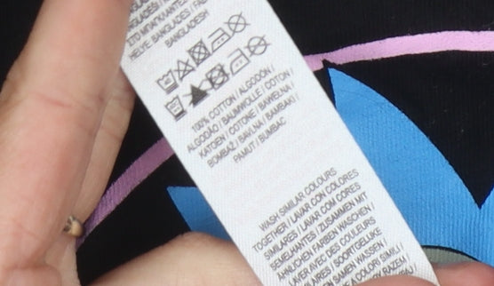 Rick and Morty Men's Black S Graphic Long Sleeve Tee