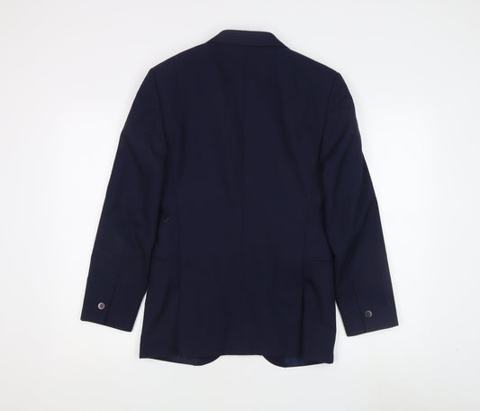 Mens UK Size 36 T.M.Lewin Regular Blue Suit Jacket