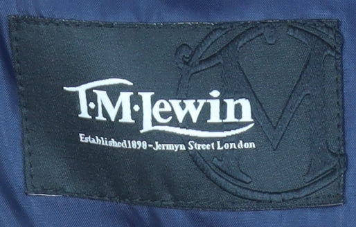 Mens UK Size 36 T.M.Lewin Regular Blue Suit Jacket
