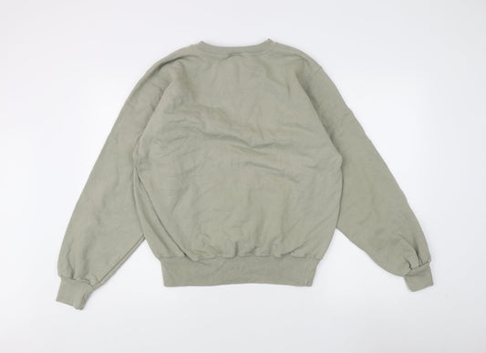 Mens UK Size M Champion Green Pullover Sweatshirt