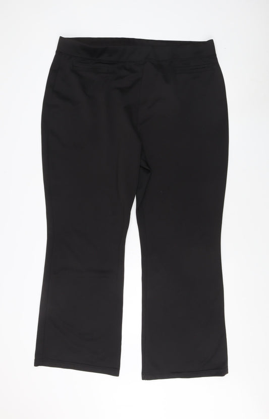 Womens UK Size 22 Anthology Black Trousers