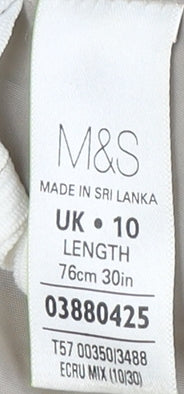 Marks and Spencer Women's Grey Flare Midi Skirt Size 10