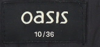 Oasis Women's Black Bermuda Shorts Size 10