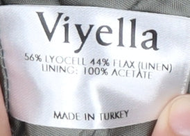 Womens UK Size 14 Viyella Regular Grey Blazer
