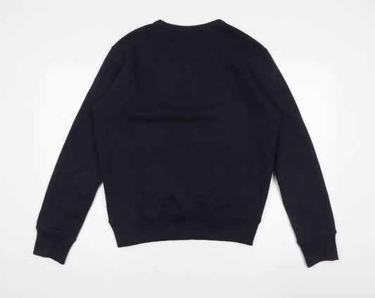 Mens UK Size S French Connection Black Pullover Sweatshirt