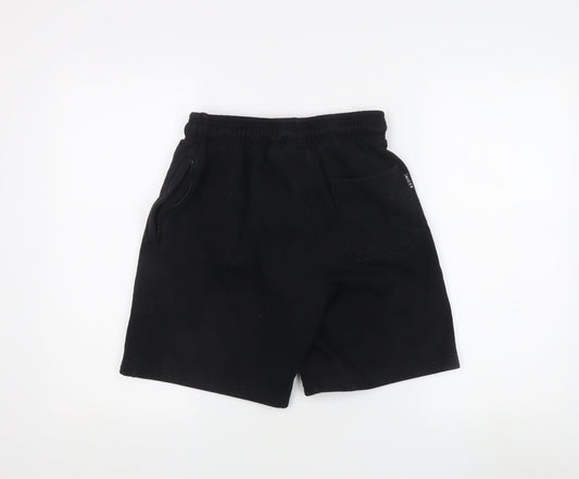 NICCE Men's Black Sweat Shorts, Size S, Casual Wear