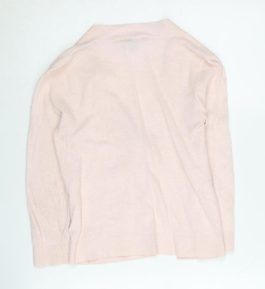 Jasper Conran Women's Pink Wrap Jumper, Size S