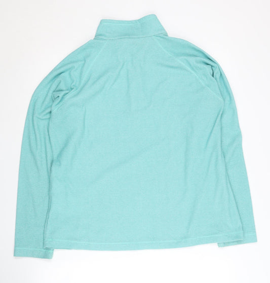 Regatta Women's Blue Size 16 Sweatshirt Mock Neck