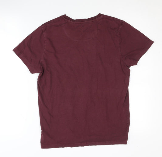 Jack & Jones Men's Red Vintage Graphic T-Shirt M