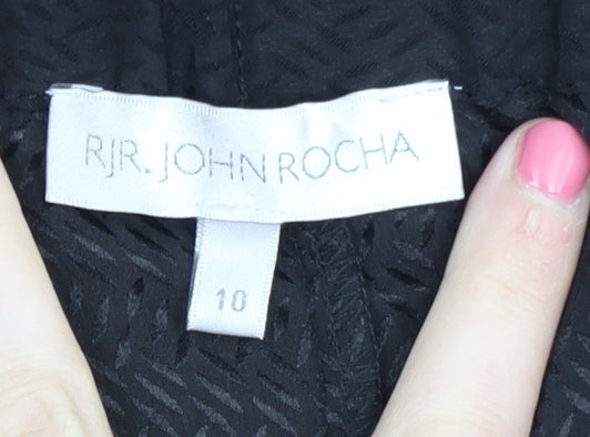 RJR. John Rocha Women's Black Trousers Size 10