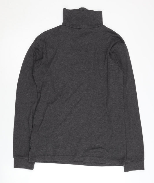 Mens UK Size S Trespass Grey Full Zip Sweatshirt