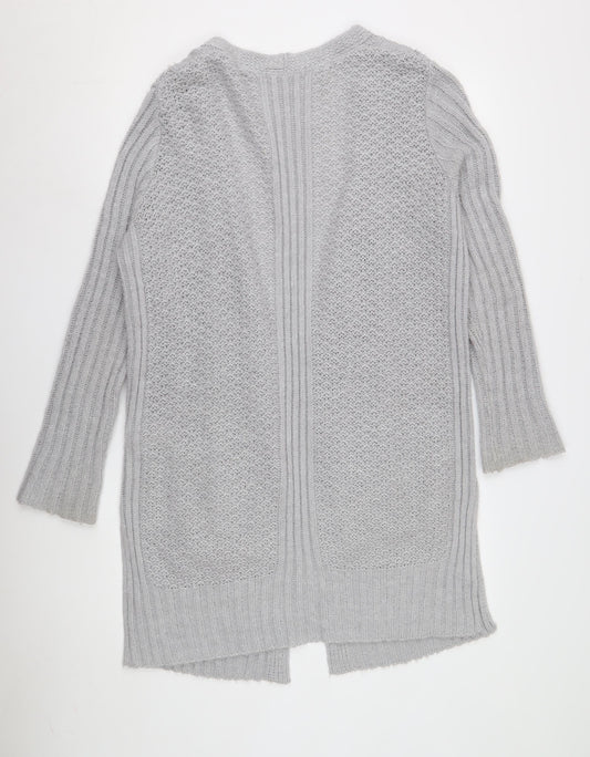 Womens UK Size M Oasis Grey Cardigan Jumper