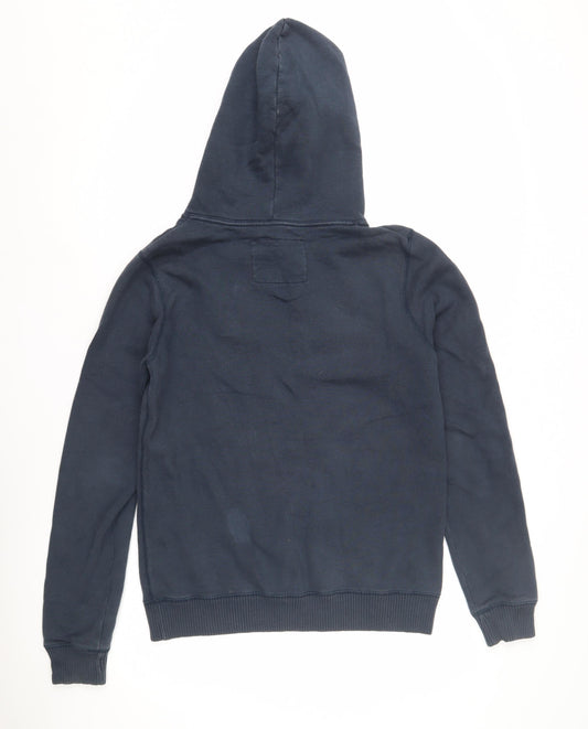 Womens UK Size 12 Jack Wills Blue Pullover Hoodie