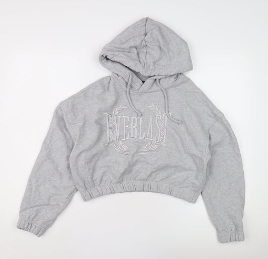 Womens UK Size 14 Everlast Grey Pullover Hoodie