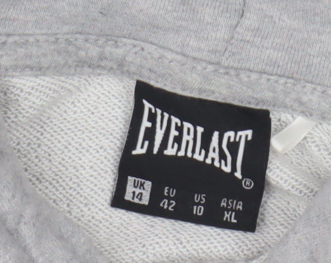 Everlast Women's Grey Pullover Hoodie Size 14