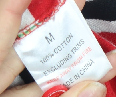 Rugby Originals Red Striped Men's Polo M