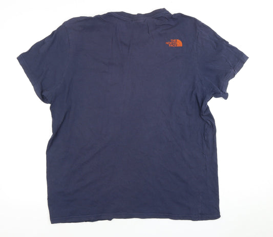 The North Face Men's Blue Short Sleeve T-Shirt XLT