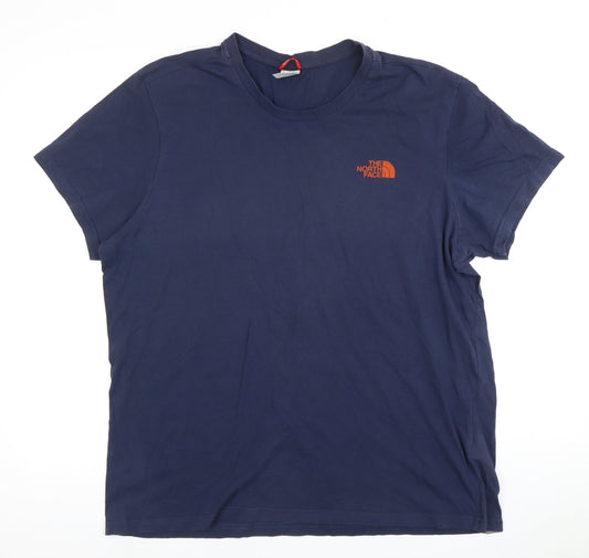 The North Face Men's Blue XLT Regular Fit T-Shirt
