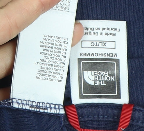 The North Face Men's Blue XLT Regular Fit T-Shirt