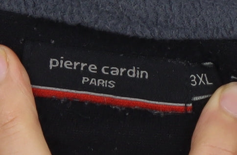 Mens UK Size 3XL Pierre Cardin Black Basic Jacket