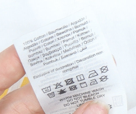 Jack & Jones Men's White L Graphic Print T-Shirt