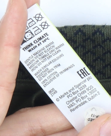 Marks and Spencer Men's Green M Polo Shirt