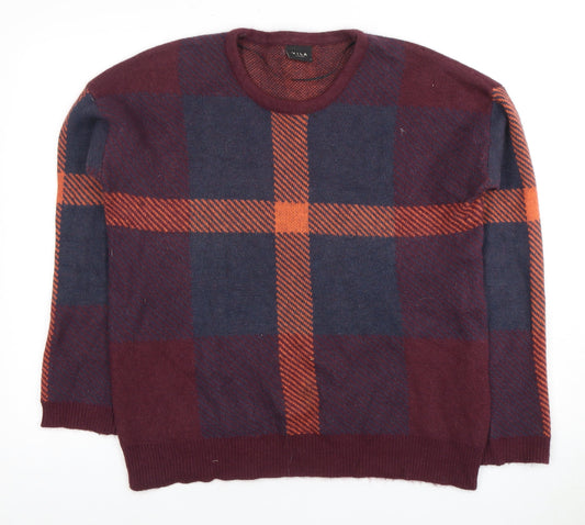 Womens UK Size L VILA Multicoloured Pullover Jumper