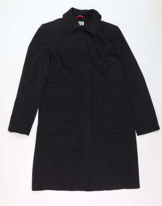 Womens UK Size 14 Etam Black Overcoat