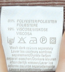 C&A Women's Brown Cardigan Size 22 V-Neck