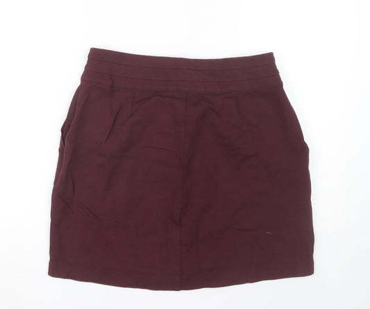 Marks and Spencer Women's Purple Knee Length Skirt Size 14