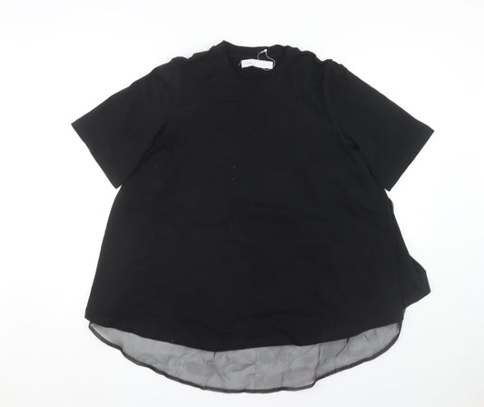 Womens UK Size 10 ASOS Black Basic Blouse