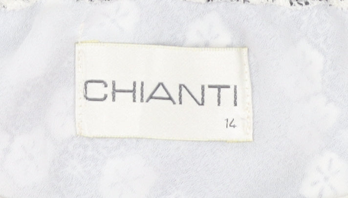 Chianti Women's Multicoloured Floral Skirt Size 14