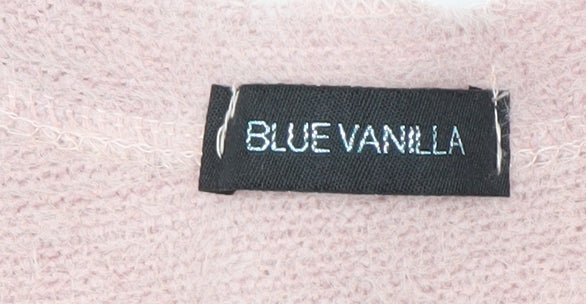 Womens UK Size One Size Blue Vanilla Pink Pullover Jumper