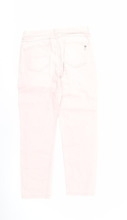 Womens UK Size 8 Marks and Spencer Mom Pink Jeans