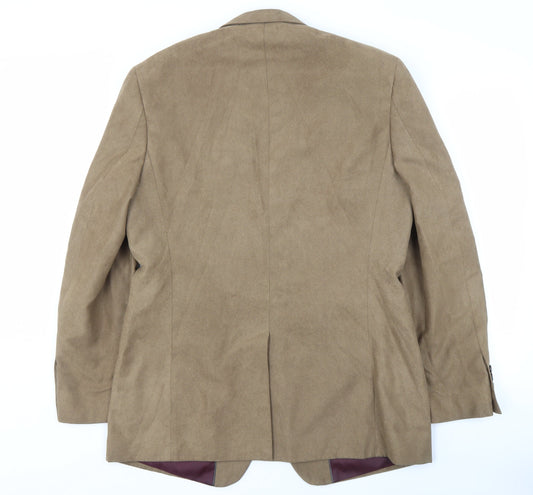 Mens UK Size 40 Jack Reid Regular Brown Suit Jacket