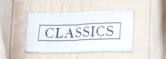 Classics Women's Beige Blazer Size 16, Formal Workwear