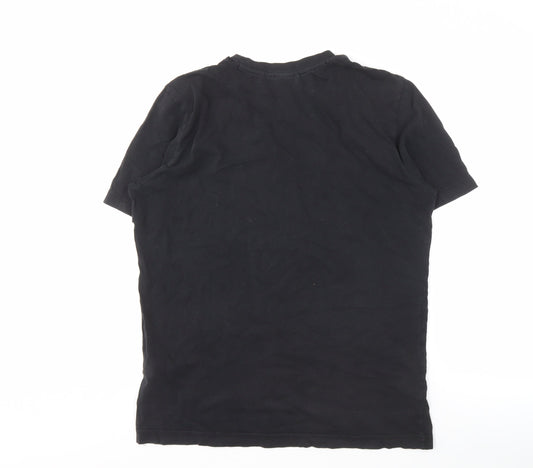 Mens UK Size L HUGO BOSS Black T-Shirt