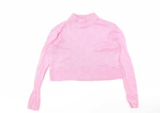 Womens UK Size 8 Topshop Pink Pullover Jumper