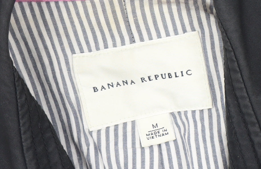 Banana Republic Women's Black M Trench Coat