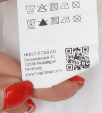 Mens UK Size S HUGO BOSS White T-Shirt