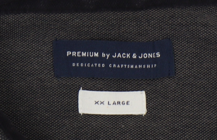 Jack & Jones Men’s Black Polo Shirt 2XL