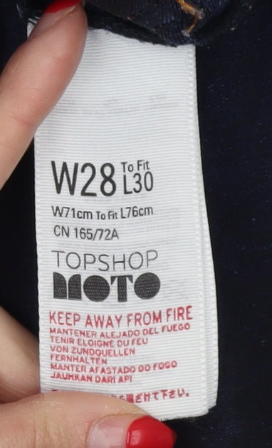 Topshop Women’s Blue Skinny Jeans Size 10