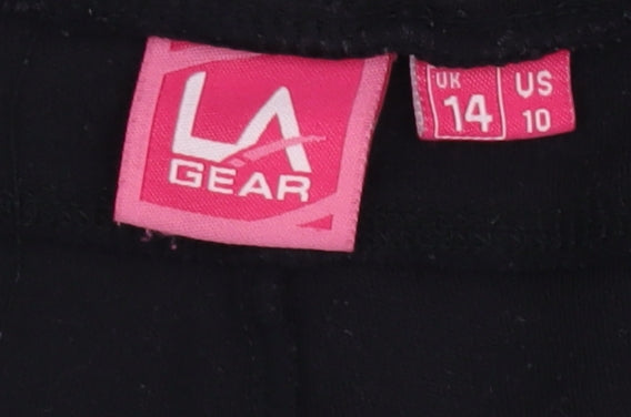 LA Gear Women's Black Jogger Trousers Size 14